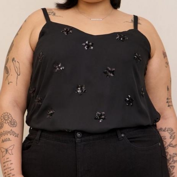 torrid Tops - Torrid Sophie Star sequin swing cami size 4